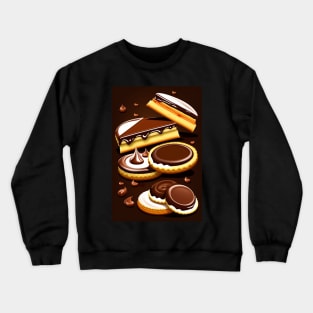 Sweet Crispy Chocolate Cookies Crewneck Sweatshirt